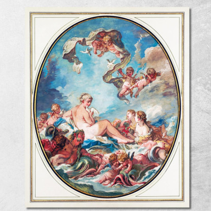 La Nascita E Il Trionfo Di Venere François Boucher fbc86 quadro stampato su tela