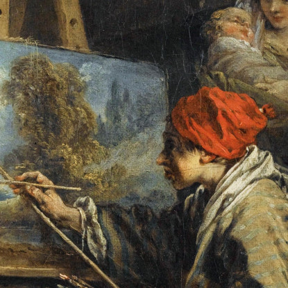 Il Pittore Paesaggista François Boucher fbc94 quadro stampato su tela