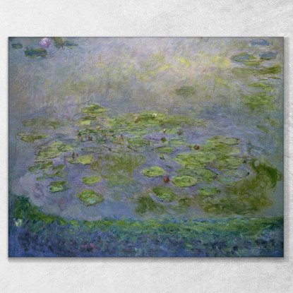 Ninfee Claude Monet mnt161 quadro stampato su tela
