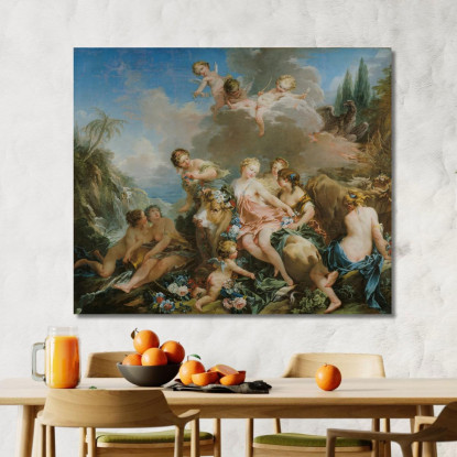 Il Ratto D'Europa François Boucher fbc97 quadro stampato su tela