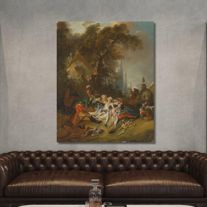 Il Resto Della Caccia François Boucher fbc98 quadro stampato su tela