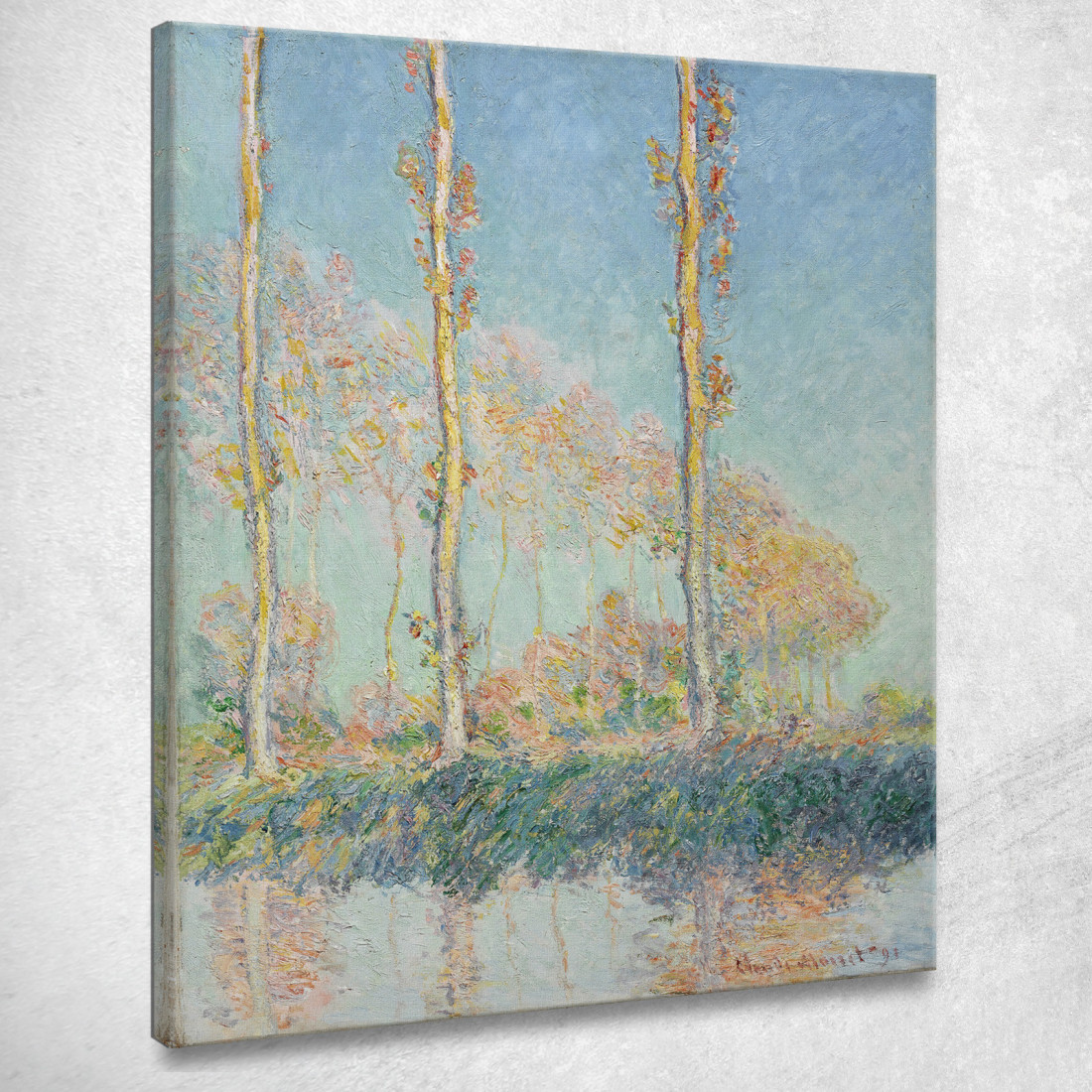 Pioppi Claude Monet mnt162 quadro stampato su tela Pioppi Claude Monet mnt162 quadro stampato su tela