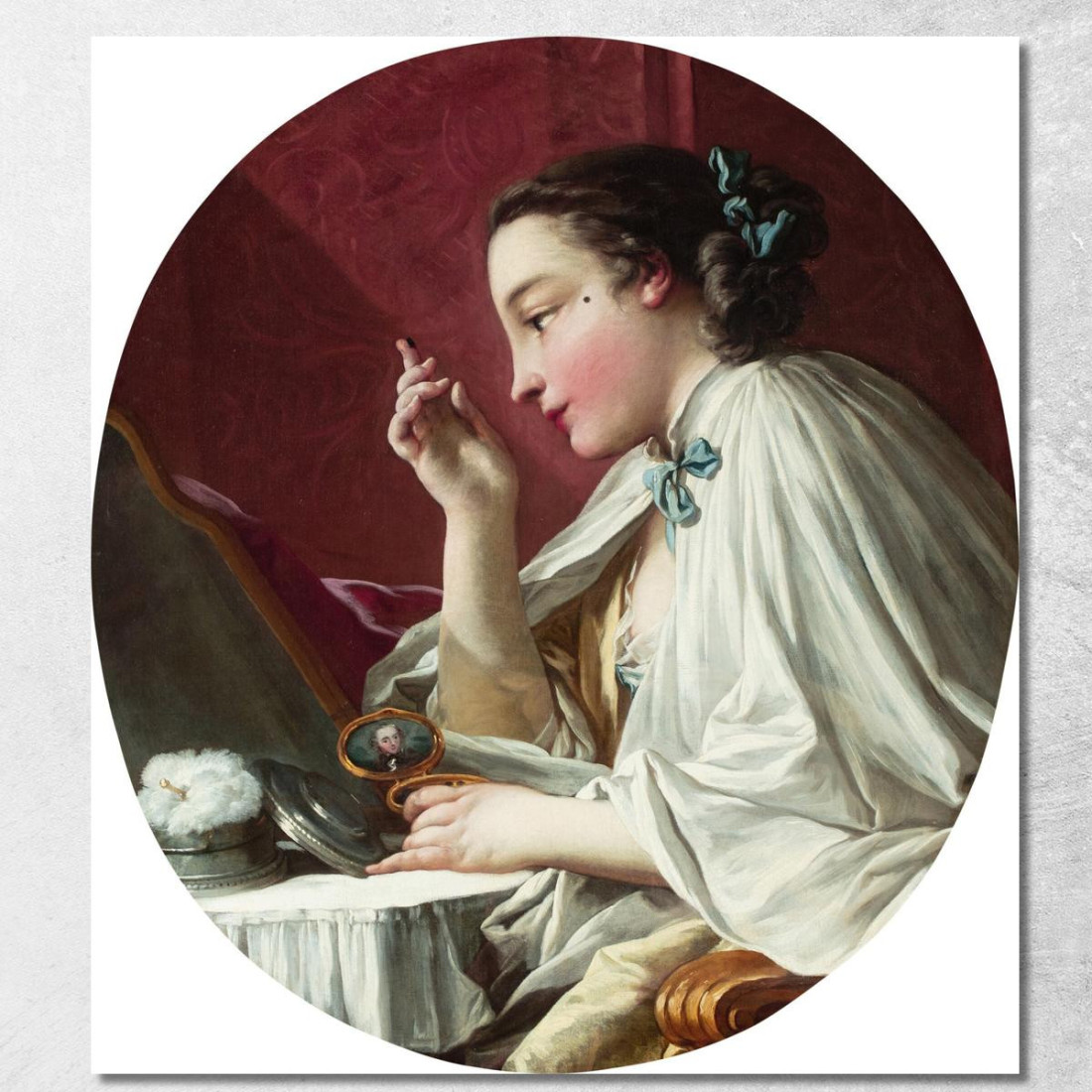 Una Signora Al Suo Bagno François Boucher fbc105 quadro stampato su tela Una Signora Al Suo Bagno François Boucher fbc105 quadro stampato su tela