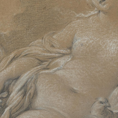 Venere Sdraiata Su Un Delfino François Boucher fbc110 quadro stampato su tela