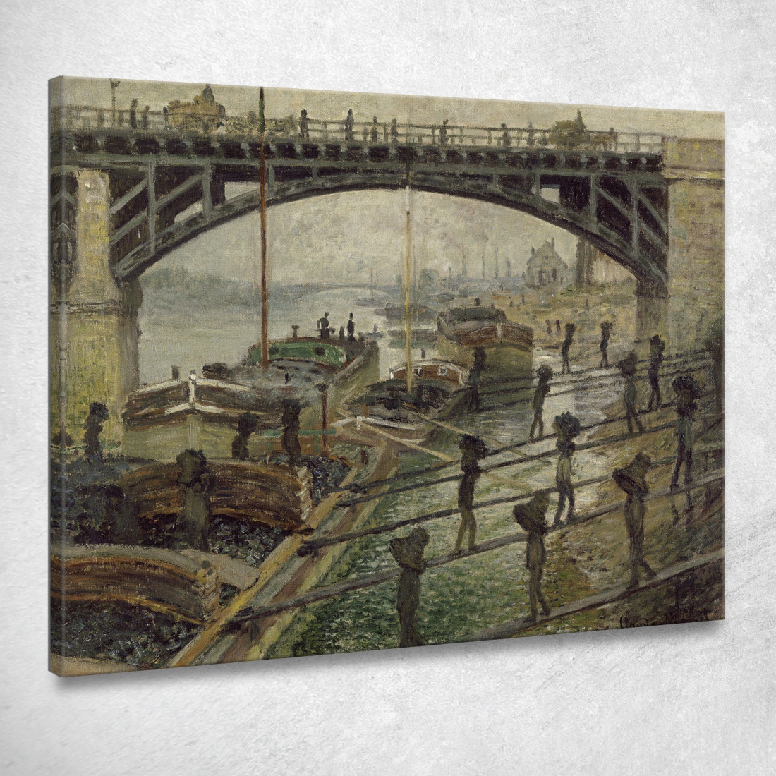 I Carboni Claude Monet mnt173 quadro stampato su tela I Carboni Claude Monet mnt173 quadro stampato su tela