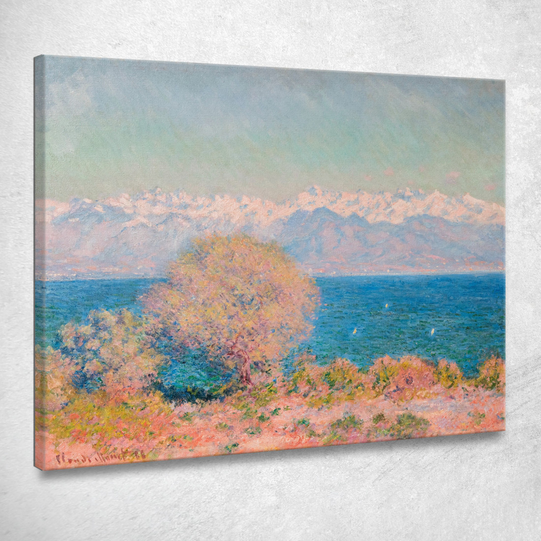 Veduta Di Cap D'Antibes Claude Monet mnt180 quadro stampato su tela Veduta Di Cap D'Antibes Claude Monet mnt180 quadro stampato su tela