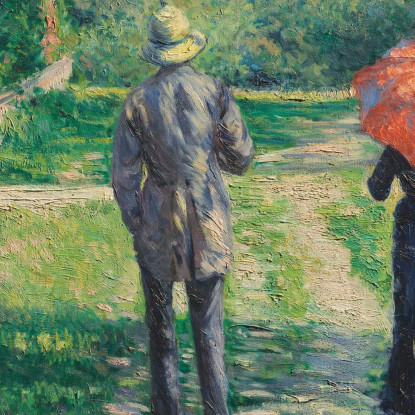 Percorso In Alto Gustave Caillebotte gcl3 quadro stampato su tela