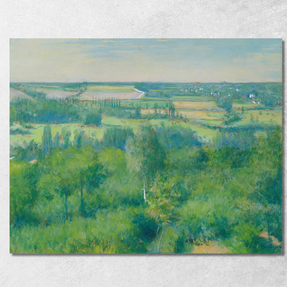 La Valle Dello Yerres Gustave Caillebotte gcl10 quadro stampato su tela La Valle Dello Yerres Gustave Caillebotte gcl10 quadro stampato su tela
