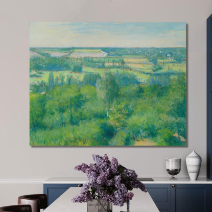 La Valle Dello Yerres Gustave Caillebotte gcl10 quadro stampato su tela