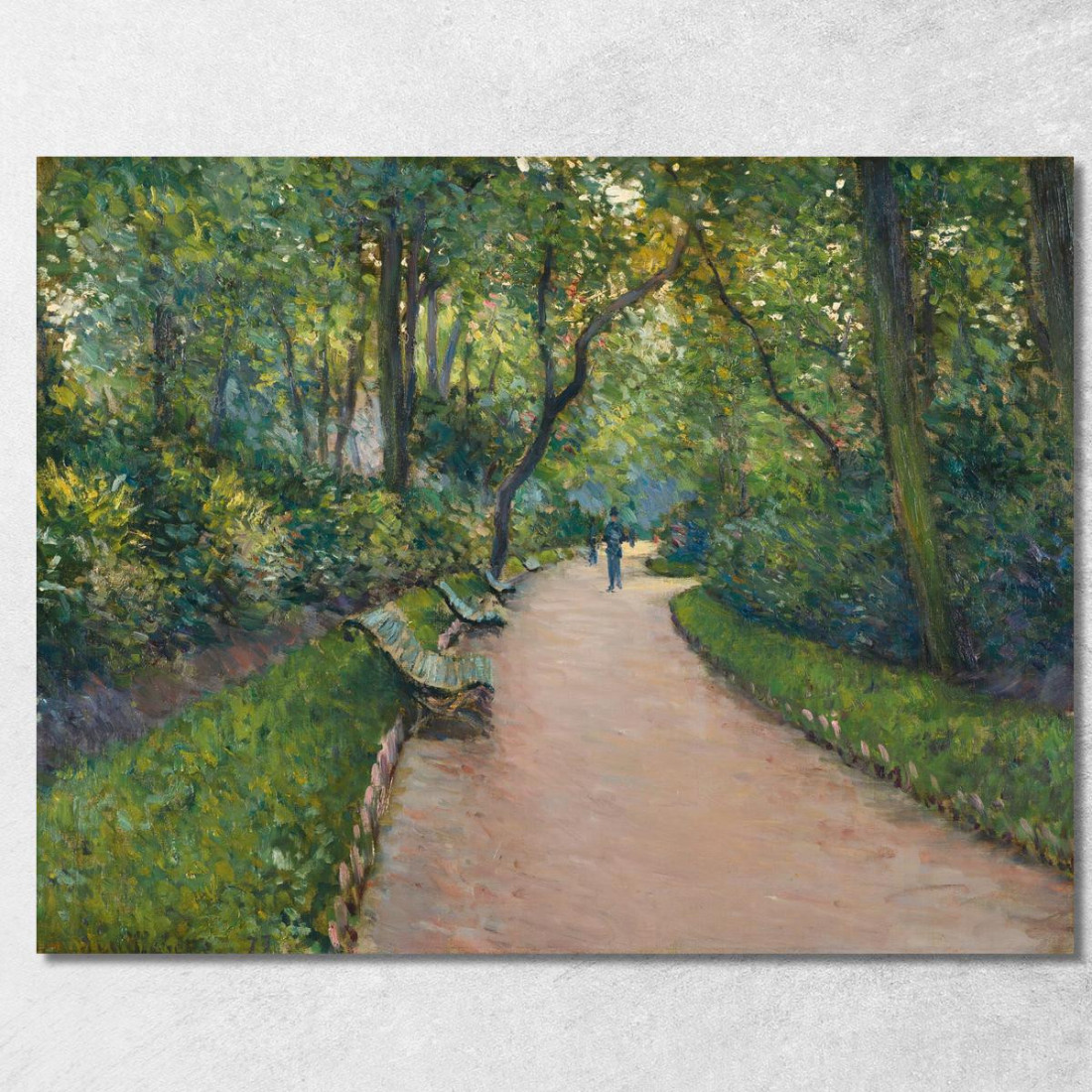 Parco Monceau Gustave Caillebotte gcl11 quadro stampato su tela Parco Monceau Gustave Caillebotte gcl11 quadro stampato su tela