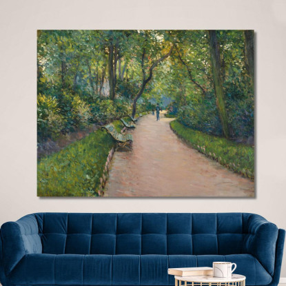 Parco Monceau Gustave Caillebotte gcl11 quadro stampato su tela