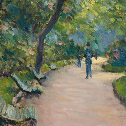 Parco Monceau Gustave Caillebotte gcl11 quadro stampato su tela