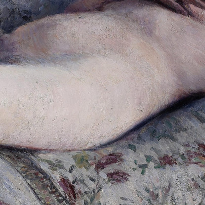 Nudo Su Un Divano Gustave Caillebotte gcl20 quadro stampato su tela