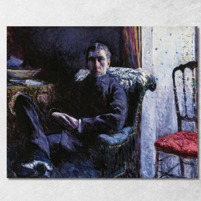 Ritratto Di Georges Roman Gustave Caillebotte gcl22 quadro stampato su tela