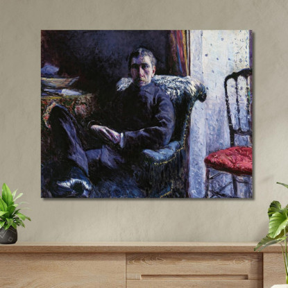 Ritratto Di Georges Roman Gustave Caillebotte gcl22 quadro stampato su tela