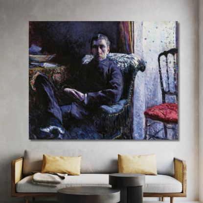 Ritratto Di Georges Roman Gustave Caillebotte gcl22 quadro stampato su tela