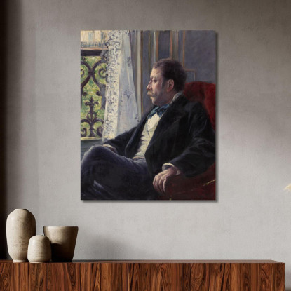 Ritratto Di Un Uomo Gustave Caillebotte gcl23 quadro stampato su tela