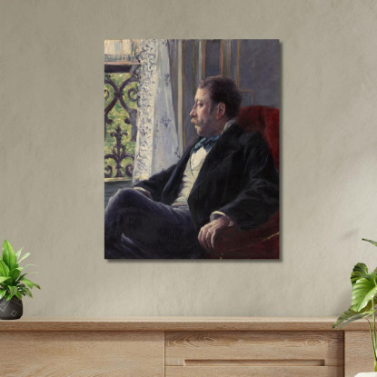 Ritratto Di Un Uomo Gustave Caillebotte gcl23 quadro stampato su tela