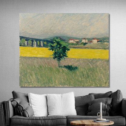 Prateria Al Pont D'Argenteuil Gustave Caillebotte gcl24 quadro stampato su tela