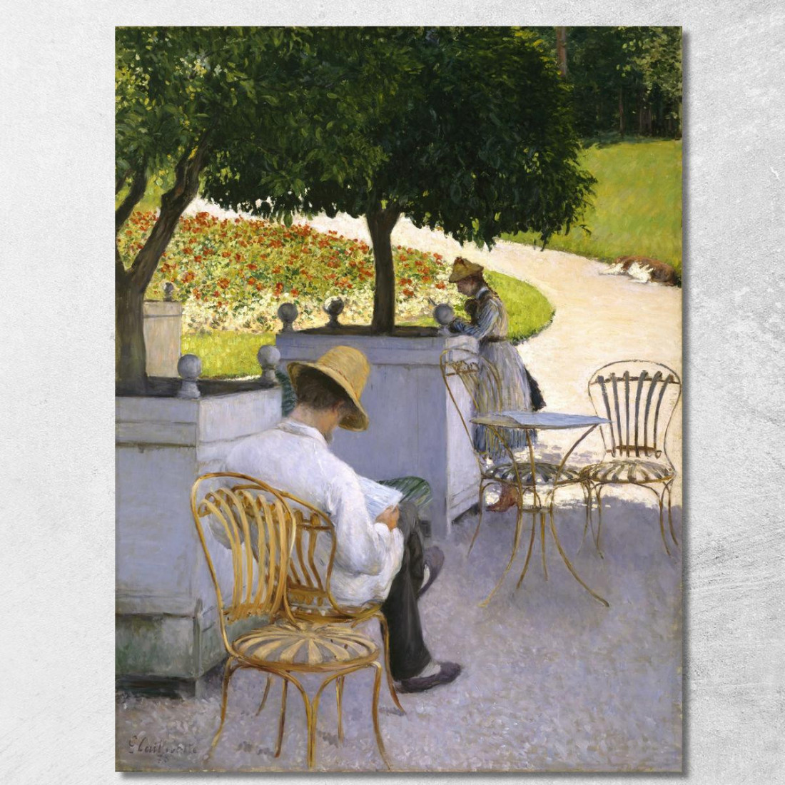 Gli Aranci Gustave Caillebotte gcl29 quadro stampato su tela Gli Aranci Gustave Caillebotte gcl29 quadro stampato su tela