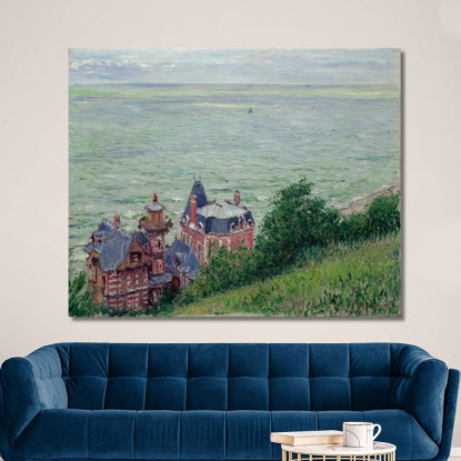 Ville A Trouville Gustave Caillebotte gcl34 quadro stampato su tela