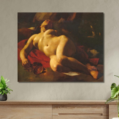 La Baccante Gustave Courbet cg26 quadro stampato su tela