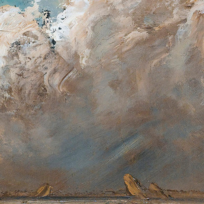Spiaggia In Normandia 2 Gustave Courbet cg40 quadro stampato su tela