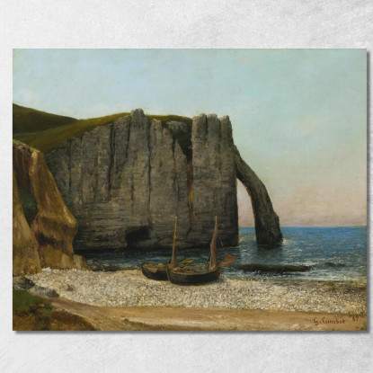 Scogliere Di Étretat Gustave Courbet cg68 quadro stampato su tela