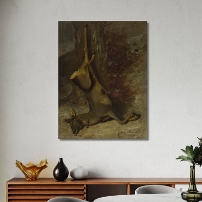 Il Capriolo Gustave Courbet cg97 quadro stampato su tela