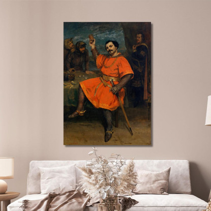 Luigi Gueymard Gustave Courbet cg109 quadro stampato su tela