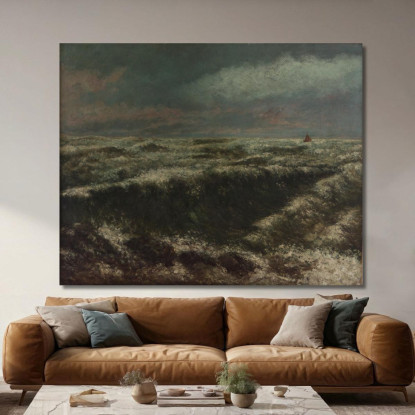 Marina Gustave Courbet cg113 quadro stampato su tela