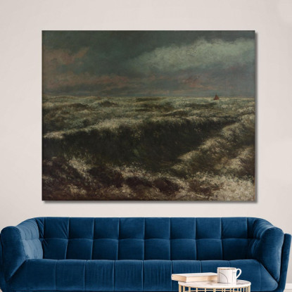 Marina Gustave Courbet cg113 quadro stampato su tela