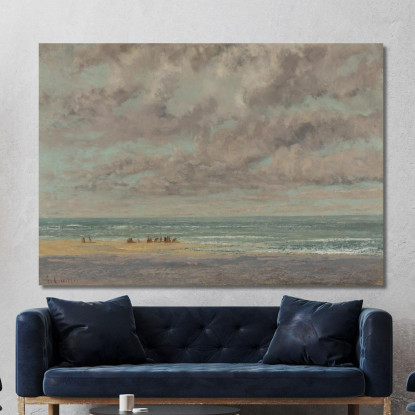 Marine Les Équleurs Gustave Courbet cg114 quadro stampato su tela
