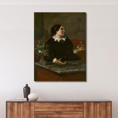 Madre Gregoire Gustave Courbet cg118 quadro stampato su tela