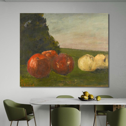 Nature Morte Gustave Courbet cg119 quadro stampato su tela
