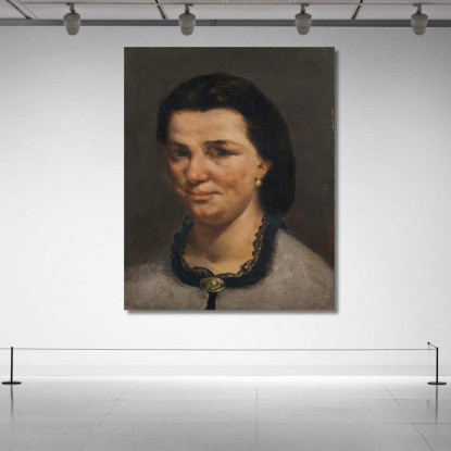 Ritratto Di Donna 2 Gustave Courbet cg131 quadro stampato su tela