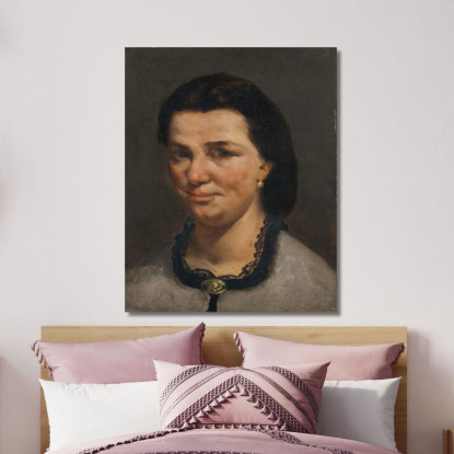 Ritratto Di Donna 2 Gustave Courbet cg131 quadro stampato su tela
