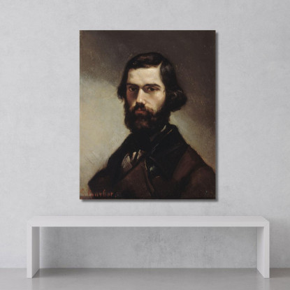 Ritratto Di Jules Valles Gustave Courbet cg133 quadro stampato su tela