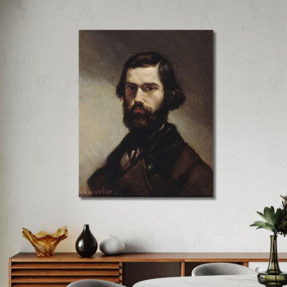Ritratto Di Jules Valles Gustave Courbet cg133 quadro stampato su tela