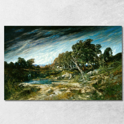 La Folata Di Vento Gustave Courbet cg174 quadro stampato su tela