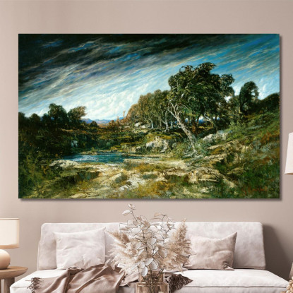 La Folata Di Vento Gustave Courbet cg174 quadro stampato su tela