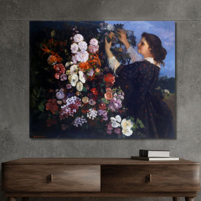 Traliccio Gustave Courbet cg187 quadro stampato su tela