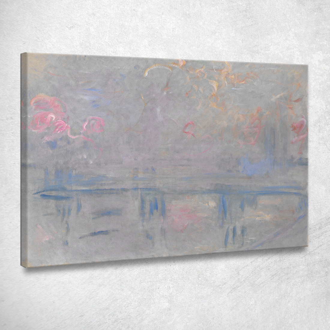 Ponte Di Charing Cross 2 Claude Monet mnt212 quadro stampato su tela Ponte Di Charing Cross 2 Claude Monet mnt212 quadro stampato su tela
