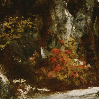 Inverno Nel Giura Gustave Courbet cg196 quadro stampato su tela