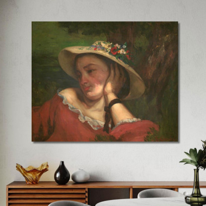 Giovani Donne Sulla Riva Della Senna Gustave Courbet cg200 quadro stampato su tela