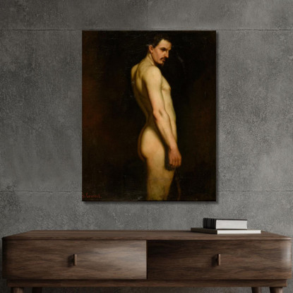 Studio Nudo Gustave Courbet cg203 quadro stampato su tela