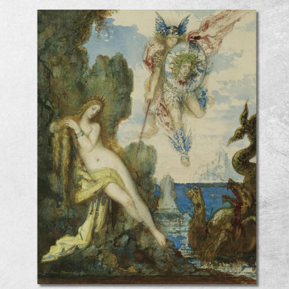 Persee E Andromeda Gustave Moreau gmr27 quadro stampato su tela