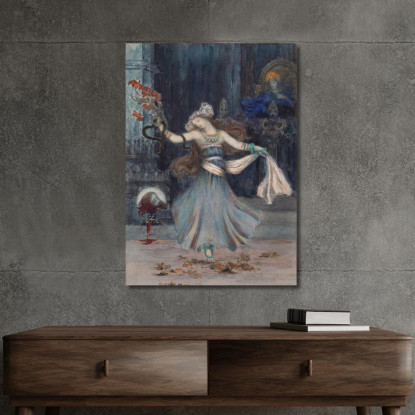 Salomé Danza Davanti Alla Testa Di San Giovanni Battista Gustave Moreau gmr36 quadro stampato su tela