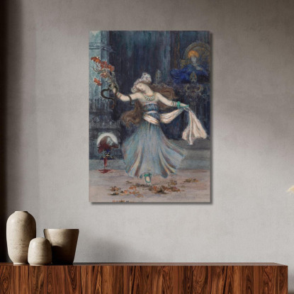 Salomé Danza Davanti Alla Testa Di San Giovanni Battista Gustave Moreau gmr36 quadro stampato su tela