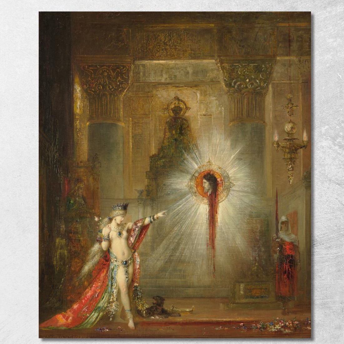 L'Apparizione 2 Gustave Moreau gmr40 quadro stampato su tela L'Apparizione 2 Gustave Moreau gmr40 quadro stampato su tela